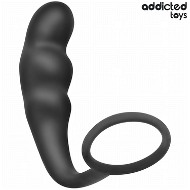 Plug anale con anello modello 4, stimolazione profonda e controllo